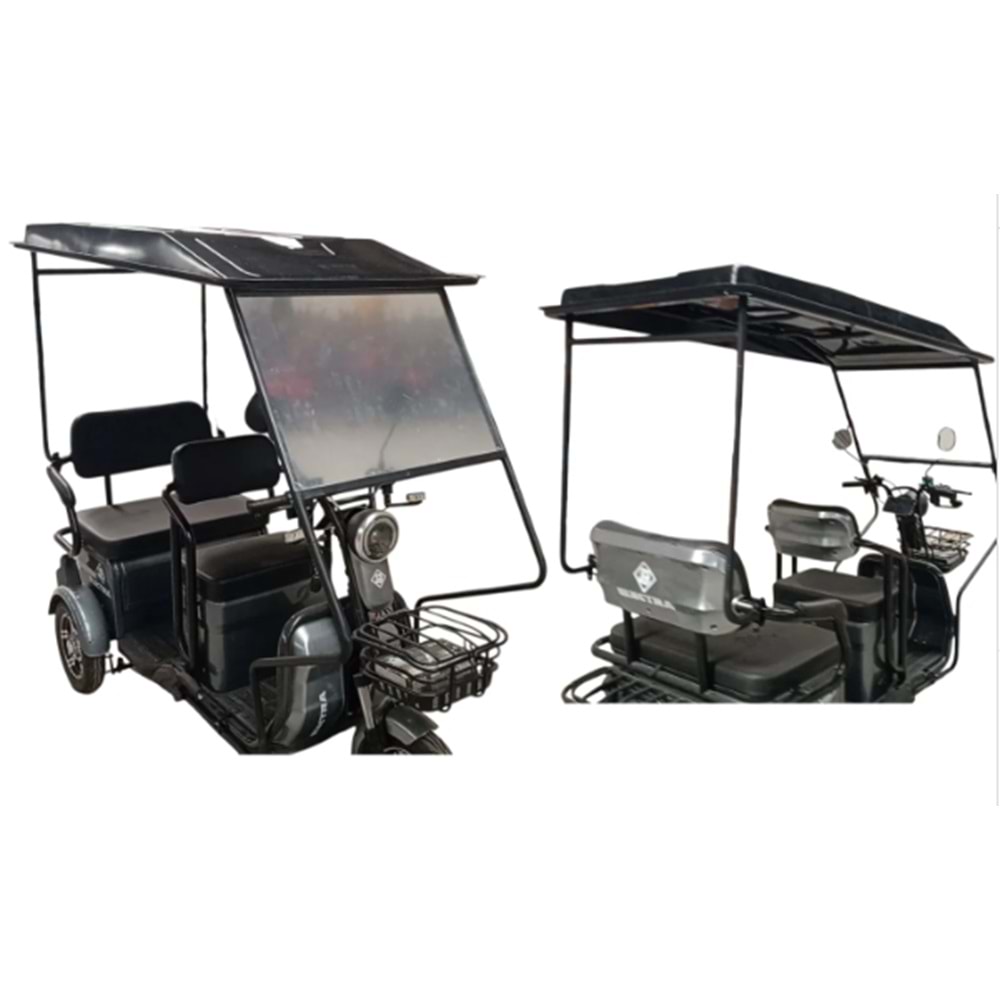 ÜÇ TEKERLİ TENTE (90x175)+SİPERLİK+BAĞLANTI DEMİRLERİ