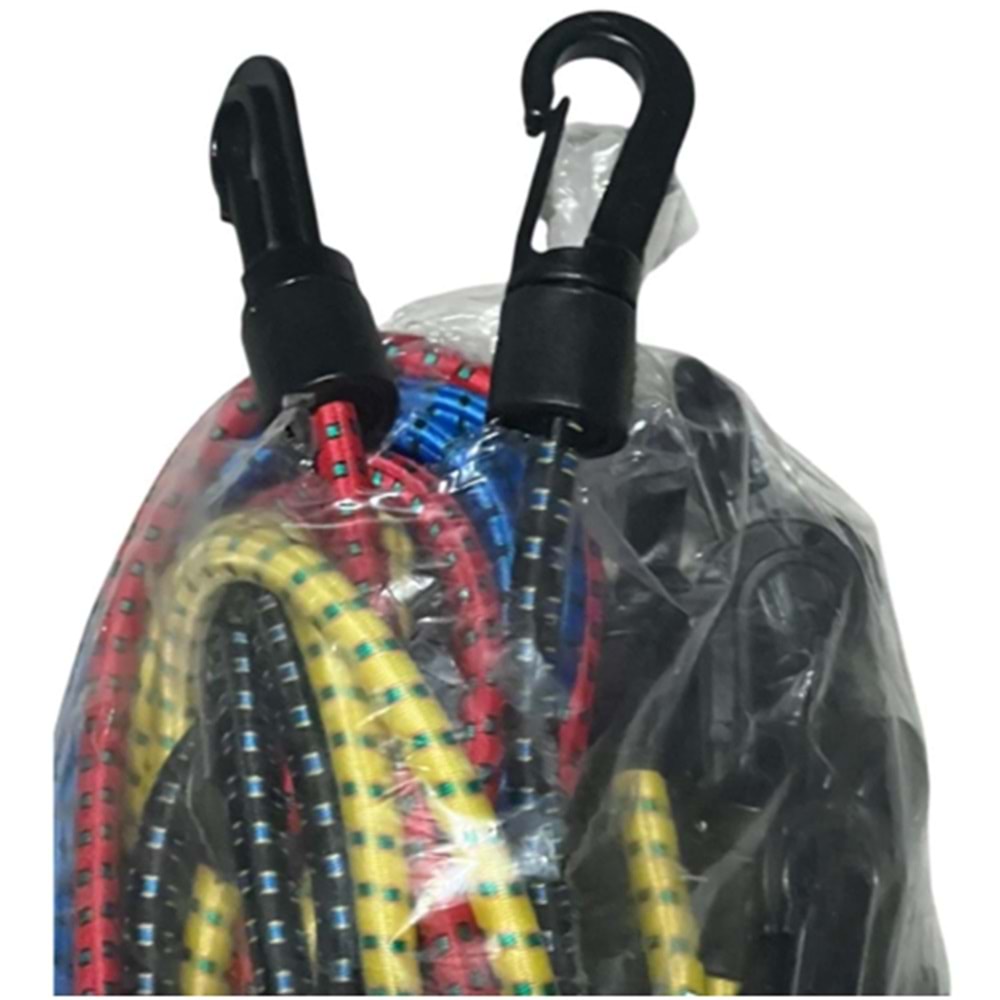 BAĞAJ LASTİĞİ plastik tırnak kancalı 10mm*150cm