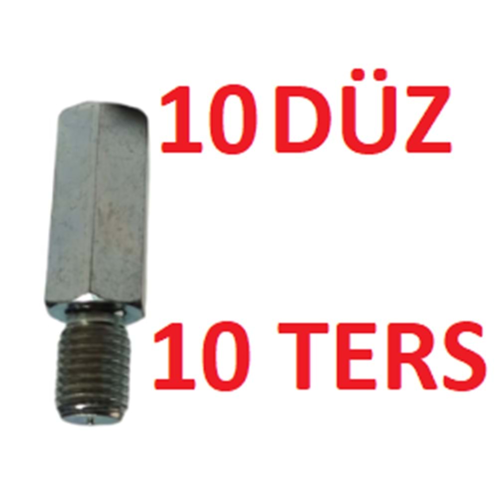 AYNA UZATMASI alt 10 TERS -üst 10 DÜZ