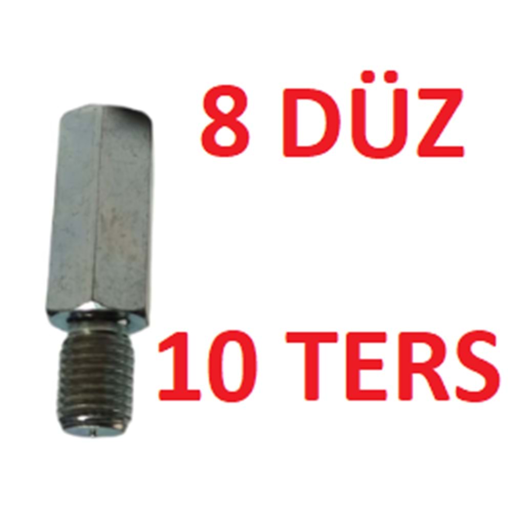 AYNA UZATMASI alt 10 TERS -üst 8 DÜZ