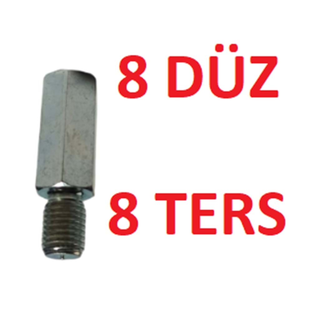 AYNA UZATMASI alt 8 TERS - üst 8 DÜZ