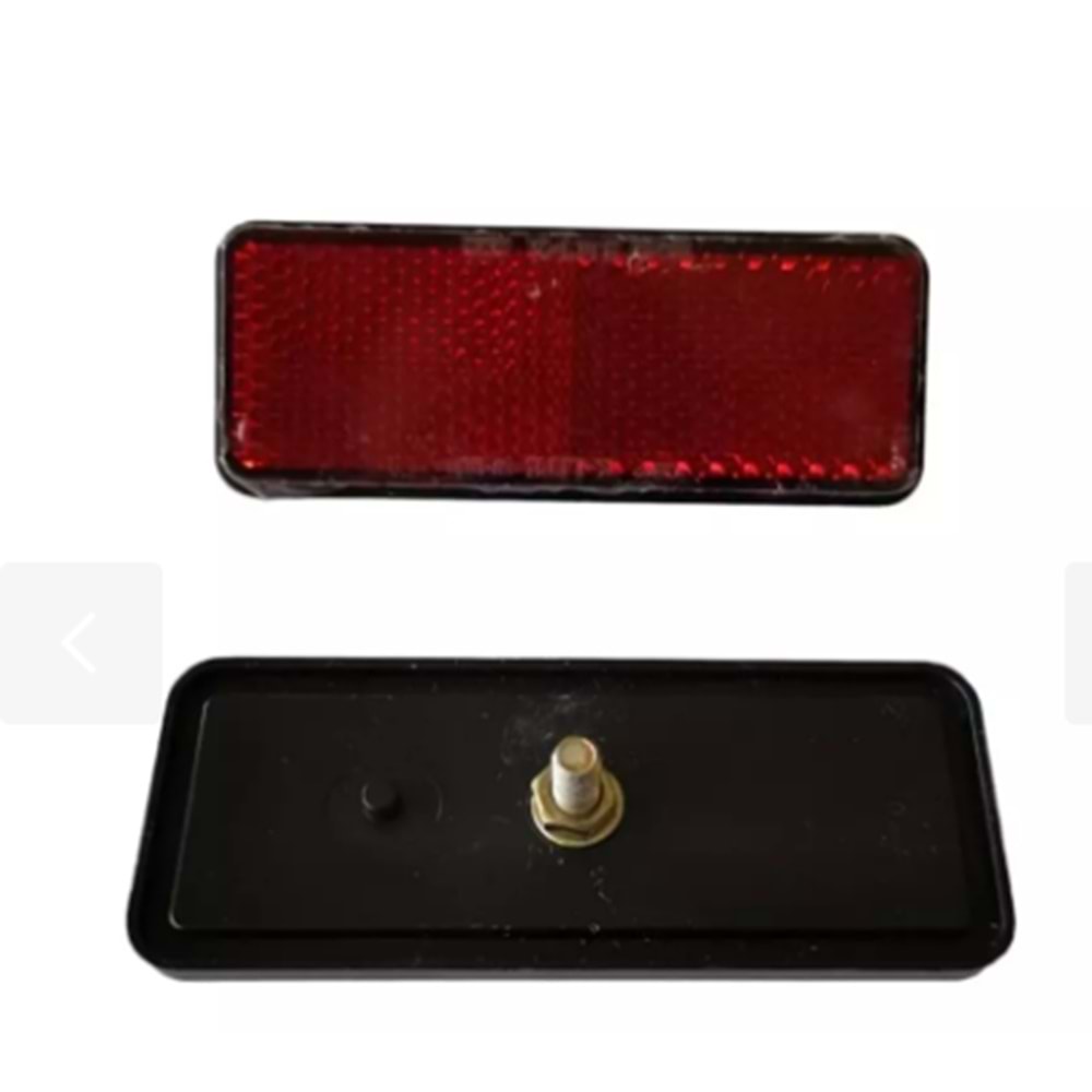 DİKDÖRTGEN REFLEKTÖR kırmızı 5mm ADET