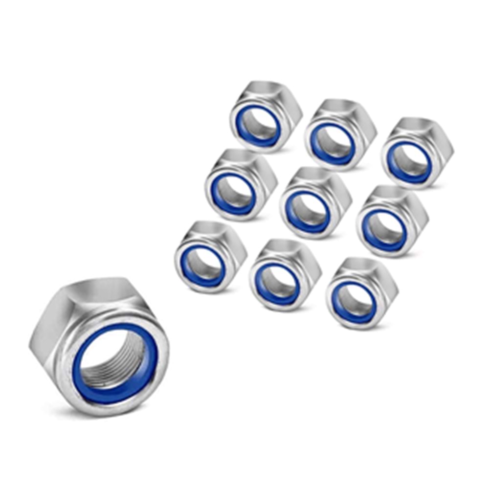 8 METRİK SOMUN fiberli